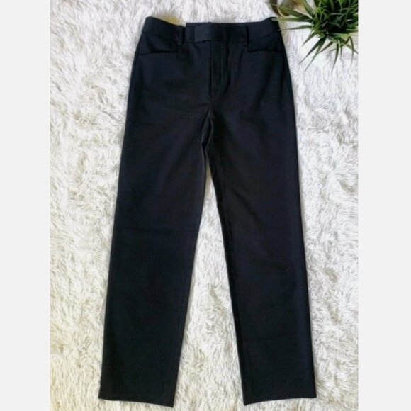 Banana Republic SLOAN High Rise STRAIGHT Pants Black Size 12 | RT$100 | #754557 - Picture 5 of 7